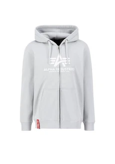 Alpha Industries Basic Zip Hoodie (PP) Hellgrau/Grau Alpha Industries Basic Zip Hoodie (PP) Hellgrau/Grau