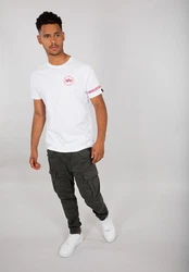 Alpha Industries T-Shirt RBF Back Stripe Weiß