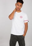 Alpha Industries T-Shirt RBF Back Stripe Weiß