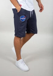 Alpha Industries Sweatshorts NASA Basic Shorts Dunkelblau/Blau/Grau