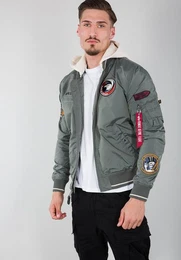 Bomberjacke Men - Bomber Jackets MA-1 TT Hood Patch