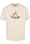 Merchcode Herren But First Coffee Heavy Oversized Tee Braun/Beige Merchcode Herren But First Coffee Heavy Oversized Tee Braun/Beige