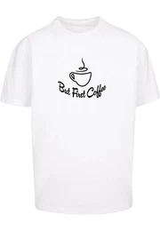 T-Shirt Herren But First Coffee Heavy Oversized Tee (1-tlg)
