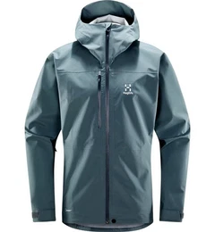 Haglfs Anorak Front Proof Jacket Men STEEL BLUE