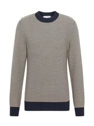 SELECTED HOMME Pullover SLHRobert beige / navy