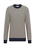 SELECTED HOMME Pullover SLHRobert beige / navy