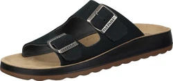 Fly Flot Pantoletten Schwarz/Beige/Blau/Dunkelblau