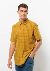 Jack Wolfskin HOT SPRINGS SHIRT Gelb/Braun