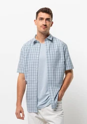 Jack Wolfskin HOT SPRINGS SHIRT Hellblau/Grau/Blau