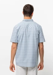 Jack Wolfskin HOT SPRINGS SHIRT Hellblau/Grau/Blau