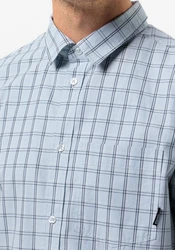 Jack Wolfskin HOT SPRINGS SHIRT Hellblau/Grau/Blau
