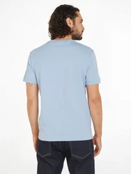 Calvin Klein T-Shirt OPTIC LINE LOGO Blau/Türkis/Hellblau