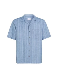 Kurzarmhemd LINEN COTTON STRIPE S/S SHIRT