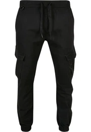 Stoffhose Herren Cargo Jogger W/ Zipper & D-Ring (1-tlg)