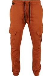Southpole Stoffhose Herren Cargo Jogger  Orange