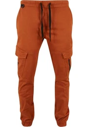 Stoffhose Herren Cargo Jogger W/ Zipper & D-Ring (1-tlg)