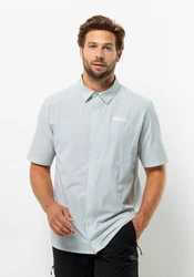 Jack Wolfskin Funktionshemd VANDRA S/S SHIRT Grau/Hellblau/Hellgrau/Blau
