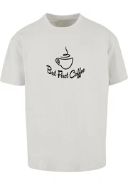 T-Shirt Herren But First Coffee Heavy Oversized Tee (1-tlg)