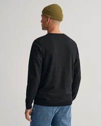 Gant Strickpullover CLASSIC COTTON V-NECK navy/hellgrau/kirschrot/schwarz