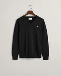 Gant Strickpullover CLASSIC COTTON V-NECK navy/hellgrau/kirschrot/schwarz