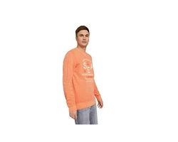 TOM TAILOR Sweatshirt uni Orange/Rosa