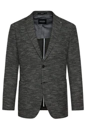 Anzugsakko Edward-ST (1-tlg., Jersey) Abnehmbarer Revers-Pin