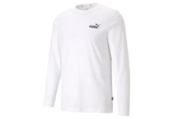 PUMA T-Shirt Herren ESS Longsleeve Tee Weiß