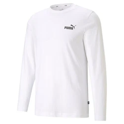 PUMA T-Shirt Herren ESS Longsleeve Tee Weiß