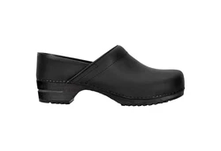 Sanita Wood Jamie Clog Schwarz