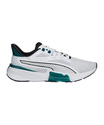 PUMA PWRFrame TR Trainingsschuh Hallenschuh Weiß/Grün/Türkis