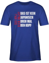 Shirtracer T-Shirt Geh mal Bier holen Japanisch Biertrinker Geschenk Bierliebhaber Party & Alkohol Herren Blau/Türkis/Dunkelblau/Braun