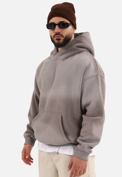 COFI Casuals Hoodie Spray Basic Oversized Hoodie Braun/Beige/Grau/Gelb/Hellgrau/Khaki
