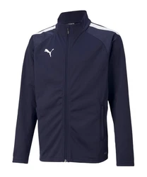 PUMA Sweatjacke teamLIGA Trainingsjacke Dunkelblau