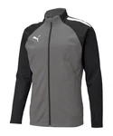 PUMA Sweatjacke teamLIGA Trainingsjacke Dunkelgrau/Grau