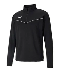 PUMA teamRISE HalfZip Sweatshirt Rot/Schwarz