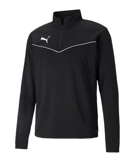 PUMA teamRISE HalfZip Sweatshirt Rot/Schwarz