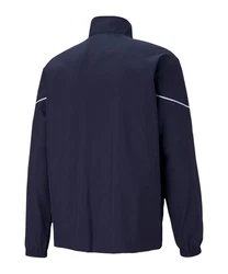 PUMA Sweatjacke teamRISE Sideline Trainingsjacke Dunkelblau/Blau