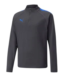 PUMA Sweatshirt teamLIGA HalfZip Sweatshirt Dunkelblau/Grau/Rot