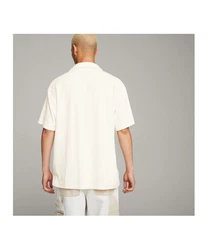 PUMA T-Shirt X Rhuigi Beige/Khaki/Weiß/Creme/Dunkelblau