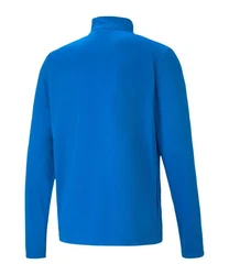 PUMA Sweatjacke teamRISE Poly Trainingsjacke Blau/Hellblau
