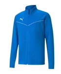 PUMA Sweatjacke teamRISE Poly Trainingsjacke Blau/Hellblau