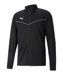 PUMA Sweatjacke teamRISE Poly Trainingsjacke Rot/Schwarz/Grau