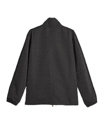 PUMA Sweatjacke X Dapper Dan T7 Track Jacke Dunkelgrau/Schwarz/Rosa