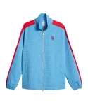PUMA Sweatjacke X Dapper Dan T7 Track Jacke Hellblau/Blau