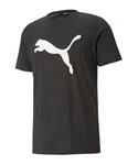 PUMA T-Shirt FAV Heather Cat T-Shirt Training Dunkelgrau/Grau