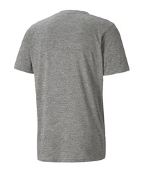 PUMA T-Shirt FAV Heather Cat T-Shirt Training Dunkelgrau/Grau/Hellgrau