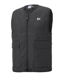 PUMA Sweatjacke Downtown Padded Weste Beige