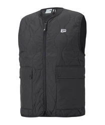 PUMA Sweatjacke Downtown Padded Weste Beige