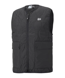 Sweatjacke Downtown Padded Weste Beige Nylon