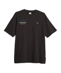 PUMA T-Shirt X BMW Graphic T-Shirt Schwarz/Dunkelgrau/Dunkelblau